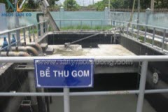 Hố thu nước thải nhà máy sản xuất đồ uống không cồn