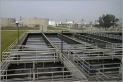 Mương tách mỡ nước thải nhà máy sản xuất đồ uống không cồn