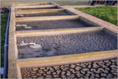 Bể chứa bùn nước thải nhà máy hóa mỹ phẩm