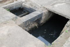 Hố thu nước thải nhà máy giấy