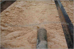 Bể chứa bùn nước thải nhà máy cao su